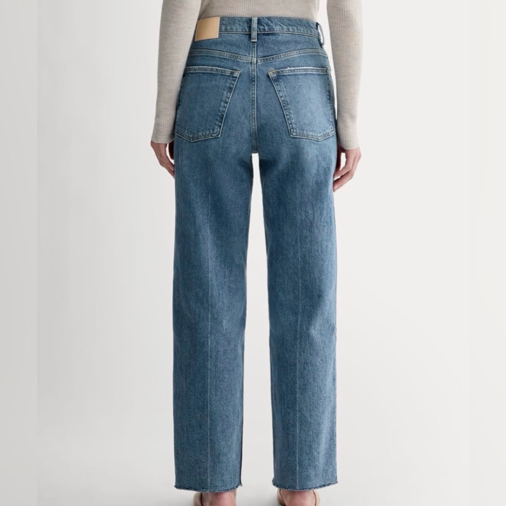 Everlane Women’s Wide leg High Rise blue jeans Size 30 - Picture 2 of 8